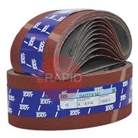 028036 SAITEX-NC A-X Aluminium Oxide Short Cloth Belt for Portable Sanders - 100mm x 610mm, Grit 120