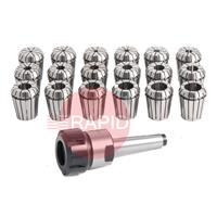 0335-2094 Optimum 4MT / ER32 Collet Chuck w/ 18 Collets Set