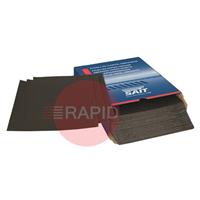 068275 SAITAC-S CW-C Silicon Carbide Paper Sheet - 230mm x 280mm, 320 Grit (Box of 25)