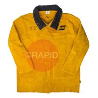 0700500501 ESAB Full Leather Welding Jacket - Size Medium