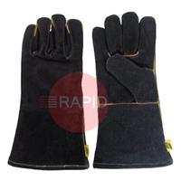 0700500519 ESAB M1050 Heavy Duty Black Welding Gloves - Size 9 (Large)