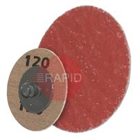 088010S SAIT Lock-SX Ceramic Quick Change Abrasive Disc 50mm Diameter, Grit 36