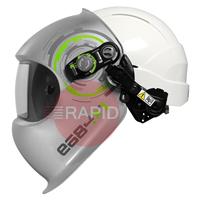 1006.550 Optrel E684 Auto Darkening Silver Welding Helmet, with Hard Hat - Shade 5 - 13