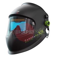 1010.100 Optrel Panoramaxx Quattro Black Auto Darkening Welding Helmet, Shade 4 - 13