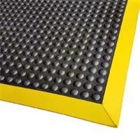 10100-09023014-BKYL Ergo-Tred Anti-Fatigue Mat, Yellow Ramped Edges – 900 x 2300mm