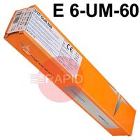 11002 UTP DUR 600 Hardfacing Electrodes 5.0mm Diameter x 450mm Long. 5.9kg Pack. E 6-UM-60