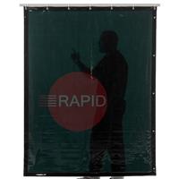 16.16.16.0010 Cepro Green-6 Welding Curtains - 160cm x 140cm (Box of 10) EN 25980
