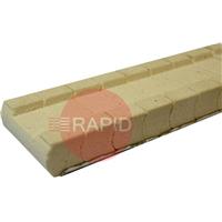 1G93-R-14 Gullco Katbak 1G93-R-1/4 Ceramic Weld Backing Tiles, 12m Box
