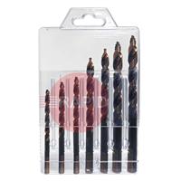 202050-SET3 HMT TurboTip Cobalt Jobber Drill Bit 7 Piece Set (5 - 10.2mm)