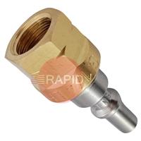 30100210 GasiQ Aceytlene/Propane Male Quick Connector with Nut. G1/4