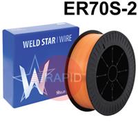 30102028 Mild Steel A15 MIG Wire - AWS A5.18 ER70S-2, 15Kg Reel