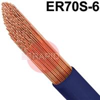 301030015 Mild Steel A18 TIG Wire, 1000mm Cut Lengths - AWS A5.18 ER 70S-6, 5Kg Pack