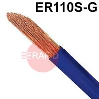 301030047 Low Alloy Steel TIG Wire, 1000mm Cut Lengths - AWS A5.28 ER110S-G, 5Kg Pack