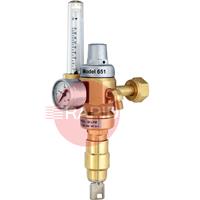 31006XXNVL20 Harris Gas Saving Regulator - Model 651 20lpm Lockable, Nevoc Inlet