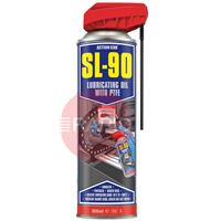 33321 Action Can SL-90 Twin Spray Lubricating Oil with PTFE, 500ml