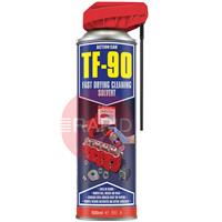 33322 Action Can TF-90 Twin Spray Fast Drying Cleaning Solvent, 500ml