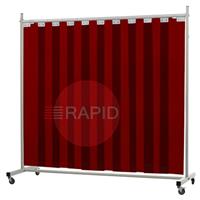 36.32.27 CEPRO Robusto Single Welding Screen with Bronze-CE Strips - 2.2m Wide x 2.1m High, Approved EN 25980