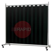 36.32.29 CEPRO Robusto Single Welding Screen with Green-9 Strips - 2.2m Wide x 2.1m High, Approved EN 25980