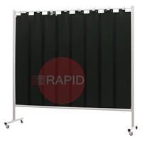 36.34.26 CEPRO Omnium Single Welding Screen, with Green-6 Strips - 2.2m Wide x 2m High, Approved EN 25980
