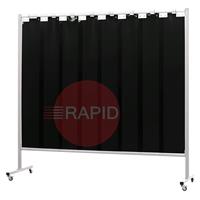 36.34.29 CEPRO Omnium Single Welding Screen, with Green-9 Strips - 2.2m Wide x 2m High, Approved EN 25980