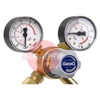 37081350 GasiQ Minex Argon/Mix Regulator. 30Lpm. W21.8 x 1/14