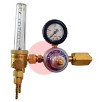 37101530 GasiQ TIGEX II Argon/Mix Regulator. 34Lpm. W21.8 x 1/14