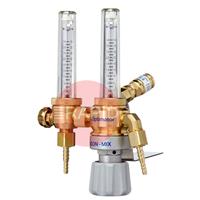 37117920 GasiQ Twin Outlet for Altop Optimator with Quick Connecter & Flowmeter