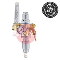 37379020 GasiQ Optimator I Argon/Mix Lockable Gas Saver Regulator. 34Lpm. W24.32 x 1/14