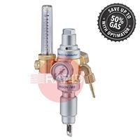 37379230 GasiQ Optimator I Argon/Mix Lockable Gas Saver Regulator. 34Lpm. W21.8 x 1/14