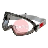 3M-2890 3M 2890 Indirect Vented Anti-Scratch/Fog Polycarbonate Clear Safety Goggles