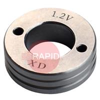 4015765 PATON V-Groove Feed Roller Set of 4 – Solid Wire: 1.2 - 1.6mm (4 Roll Drive)