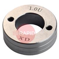 4017223 PATON U-Groove Feed Roller Set of 4 - Aluminium Wire: 1.0 - 1.2mm (4 Roll Drive)