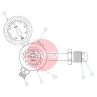 42048025 GasiQ Maxex Propane Regulator. 6 Bar. G5/8