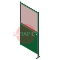 45.00.03.2010 CEPRO Sonic Sound Acoustic Green Wall Screen with Impact Window , H - 201cm x W - 101cm
