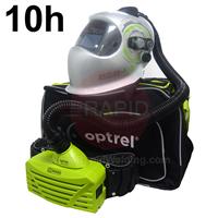 4550.400.G Optrel E684 Auto Darkening Welding Helmet and E3000 10 Hours PAPR System, Ready to Weld Package