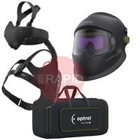 4600.030 Optrel Panoramaxx 2.5 Welding Helmet & Swiss Air PAPR Air Fed Halfmask System, Ready To Weld Package