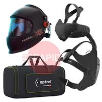 4600.170 Coming Soon: Optrel Panoramaxx Hybrid Black Auto Darkening Laser Helmet with Swiss Air System, Shade 5 - 12