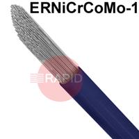 601110061 Nickel Alloy 617 TIG Wire, 1000mm Cut Lengths - AWS A5.14 ER NiCrCoMo-1, 5Kg Pack