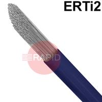 603110032 Titanium Grade 2 TIG Wire, 1000mm Cut Lengths - AWS A5.16 ER Ti2, 1Kg Pack