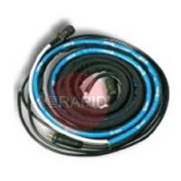 7400000038 Miller Water Cooled Interconnection Cable for Intellx Ex-S Wire Feeder & Deltaweld Series - 3m