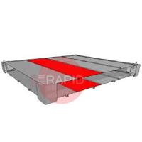 9750401010 Plymovent Roof Panel Set (Extension) 1.0m (1 x 2)