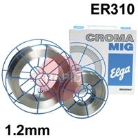 98062012 Elga CromaMig 310, 1.2mm Stainless Steel MIG Wire, 15Kg Reel, ER310