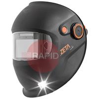 9873801 Kemppi Zeta W200X Welding Helmet, with Variable Shade 8-12 Auto Darkening Filter
