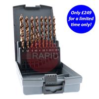 AJ26-202050-SET2 HMT AJ26 TurboTip Cobalt Jobber Drill Bit 25 Piece Set (1 - 13mm)