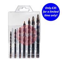 AJ26-202050-SET4 HMT AJ26 TurboTip Cobalt Jobber Drill Bit 7 Piece Set (3 - 10mm)