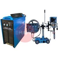 ASAW1000 Digital Submerged Arc Welding Package. Includes Tractor with Wire Feeder, Controller, Welding Torch & Flux Hopper, 1000 Amp Power Source,15m Cable Set & 3M Earth