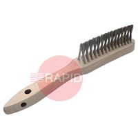 B55CS Wire Brushes Converging Stainless Steel 3 Row