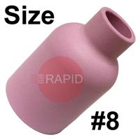 BIN57N74 Binzel Ceramic Gas Nozzle Size No 8 (Pack of 10)