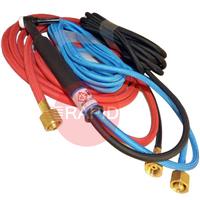 CK-CK2312SF CK 230 2 Series Water Cooled 300 Amp TIG Torch with 4m Superflex Cables, 3/8