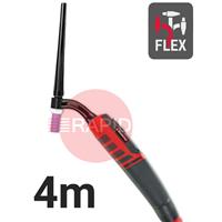 CK-EDS9F04 CK Diamond EDS 9FX Flex Head Air Cooled Tig Torch, 4m